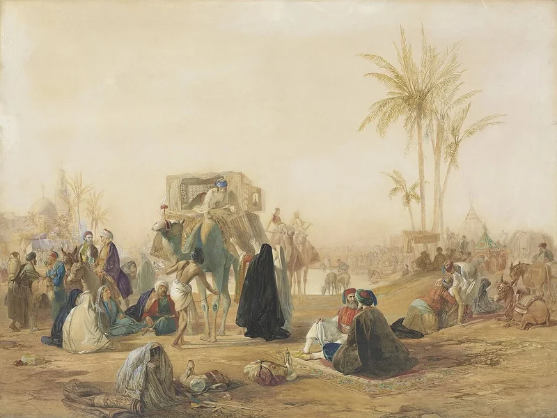 1794-Henry Warren - Il ritorno dei pellegrini dalla Mecca